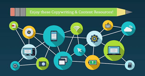 Image supporting text: Enjoy these Copywriting and Content Resources
