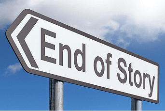 Street sign: End f story